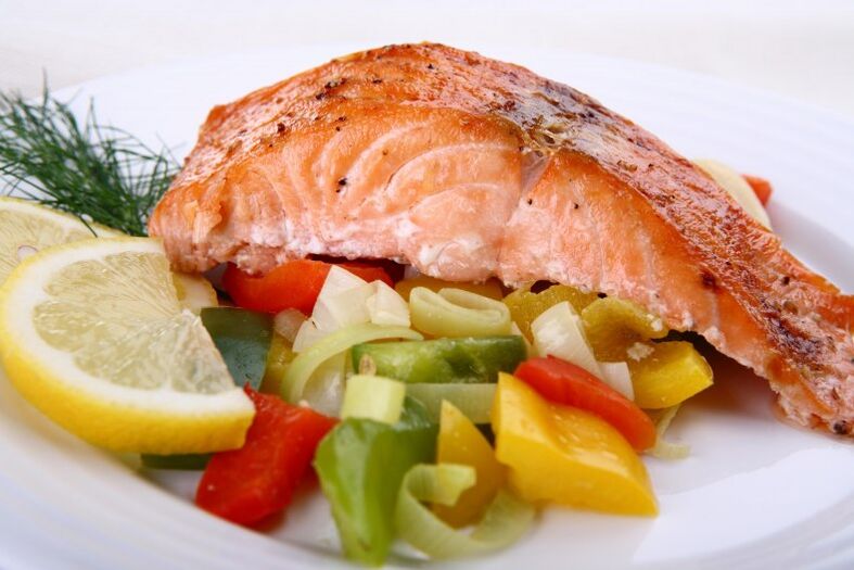 Ψάρια με λαχανικά για απώλεια βάρους